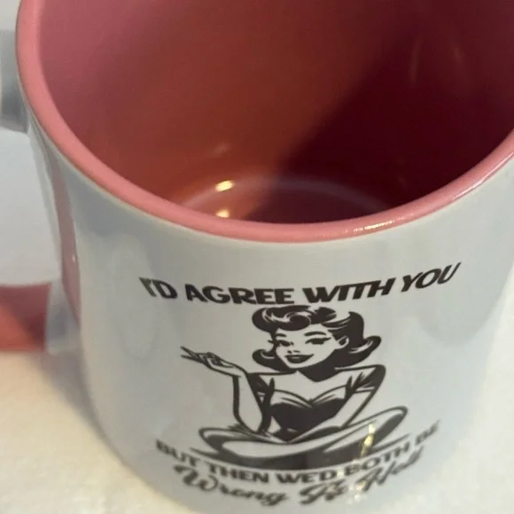 Vintage style humorous mug - Picture 3 of 3